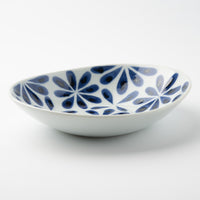 砥部焼 陶房遊 カレー鉢 花市松 砥部焼 陶房遊 砥部焼