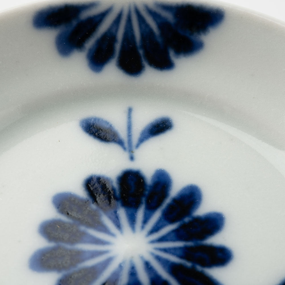 砥部焼 陶房遊 豆豆皿 菊つなぎ 砥部焼 陶房遊 砥部焼