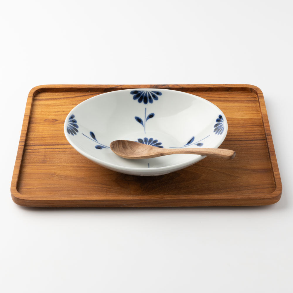 砥部焼 陶房遊 カレー鉢 菊つなぎ 砥部焼 陶房遊 砥部焼