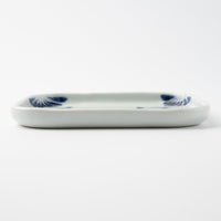 砥部焼 陶房遊 角皿 菊つなぎ 砥部焼 陶房遊 砥部焼