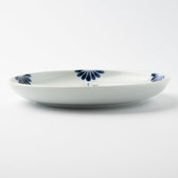 砥部焼 陶房遊 7寸丸皿 菊つなぎ 砥部焼 陶房遊 砥部焼