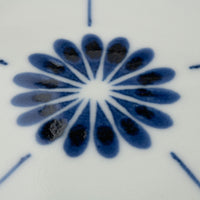 砥部焼 陶房遊 7寸丸皿 菊つなぎ 砥部焼 陶房遊 砥部焼