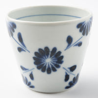 砥部焼 陶房遊 蕎麦猪口(大) 菊つなぎ 砥部焼 陶房遊 砥部焼