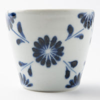 砥部焼 陶房遊 蕎麦猪口(大) 菊つなぎ 砥部焼 陶房遊 砥部焼