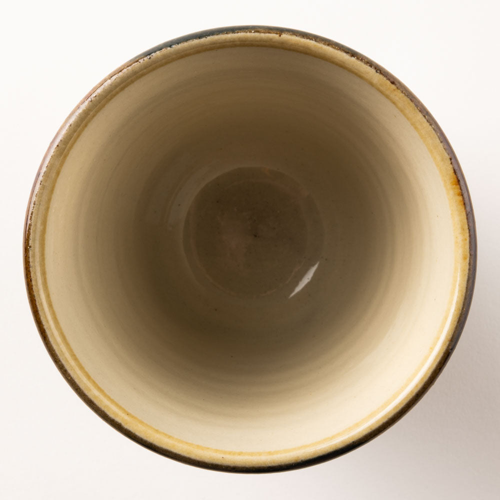 やちむん 陶眞窯 フリーカップ 染付 ドット(ゴスアメ) やちむん 陶眞窯 やちむん