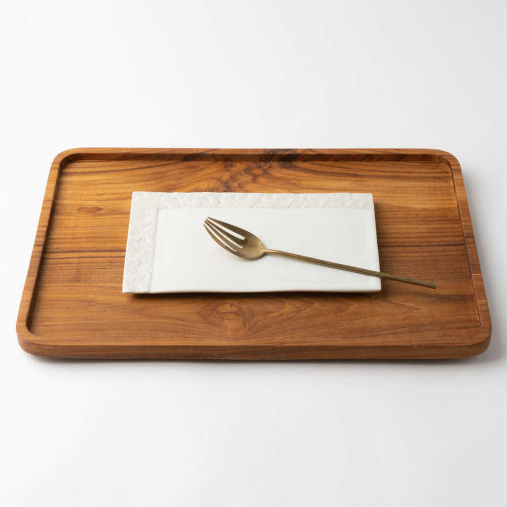 砥部焼 遠藤窯 石目 フラットプレート 長方形 砥部焼 遠藤窯 砥部焼