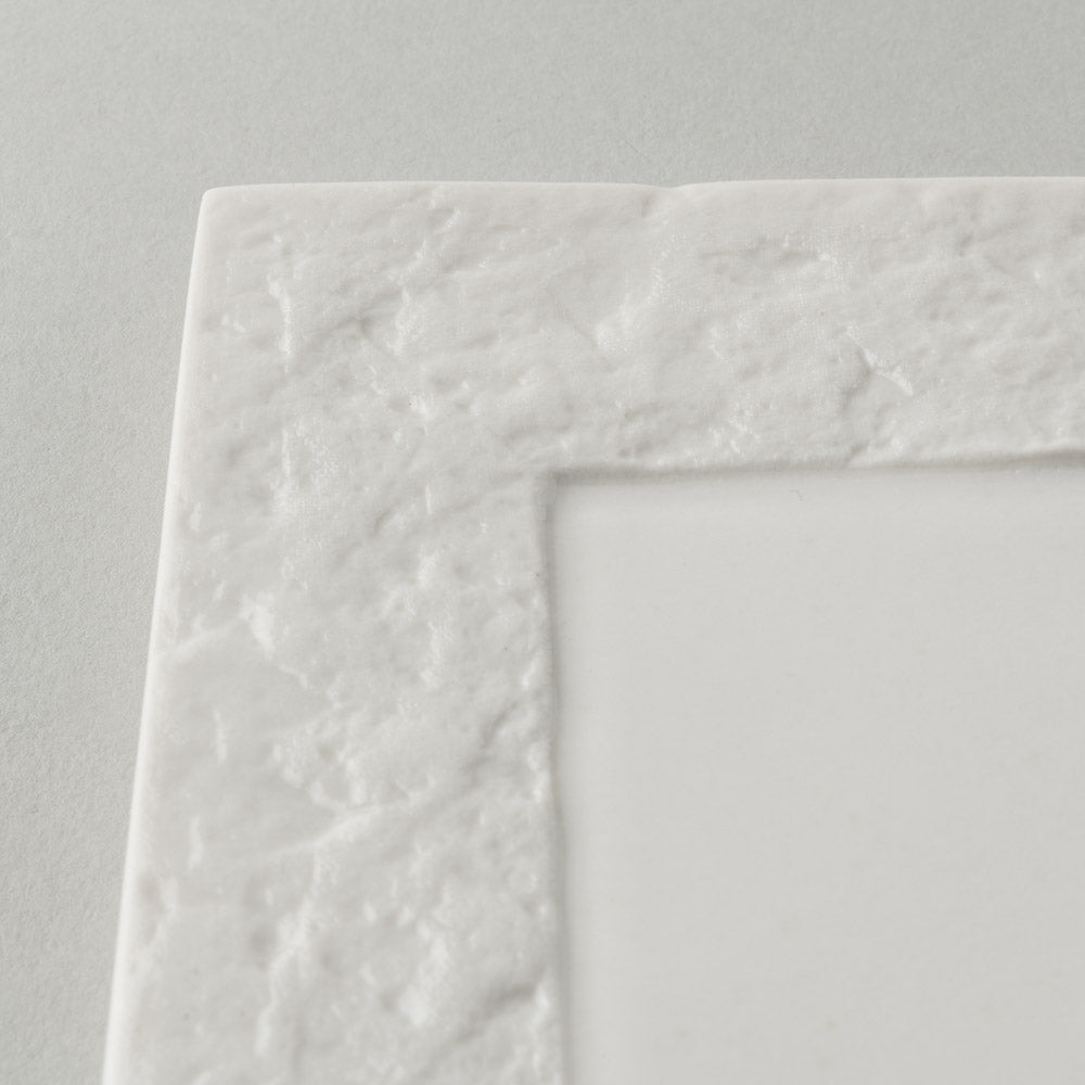 砥部焼 遠藤窯 石目 フラットプレート 正方形 砥部焼 遠藤窯 砥部焼