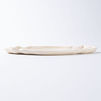 百々音momone 洋皿 乳濁釉 百々音momone 陶磁器作家もの