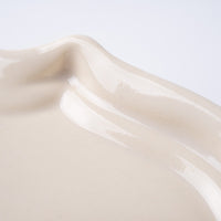 百々音momone 洋皿 乳濁釉 百々音momone 陶磁器作家もの