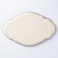 百々音momone blue×gray garden 洋皿 百々音momone 陶磁器作家もの