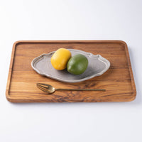 百々音momone blue×gray garden 洋皿 百々音momone 陶磁器作家もの