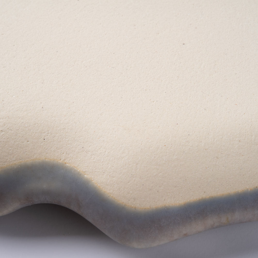 百々音momone blue×gray garden 洋皿 百々音momone 陶磁器作家もの