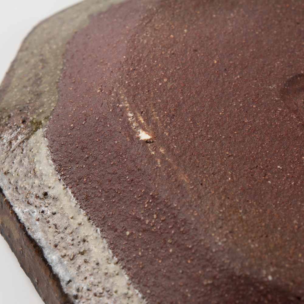 波佐見焼 紀窯 正八角皿(小) 白地格子 波佐見焼 紀窯 波佐見焼