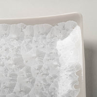 京焼・清水焼 陶あん 花結晶 さんま皿(白) 京焼・清水焼 陶あん 京焼・清水焼