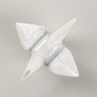 京焼・清水焼 陶あん 花結晶 折鶴型箸置き(白) 京焼・清水焼 陶あん 京焼・清水焼