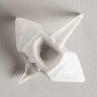 京焼・清水焼 陶あん 花結晶 折鶴型箸置き(白) 京焼・清水焼 陶あん 京焼・清水焼