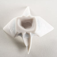 京焼・清水焼 陶あん 花結晶 折鶴型箸置き(白) 京焼・清水焼 陶あん 京焼・清水焼
