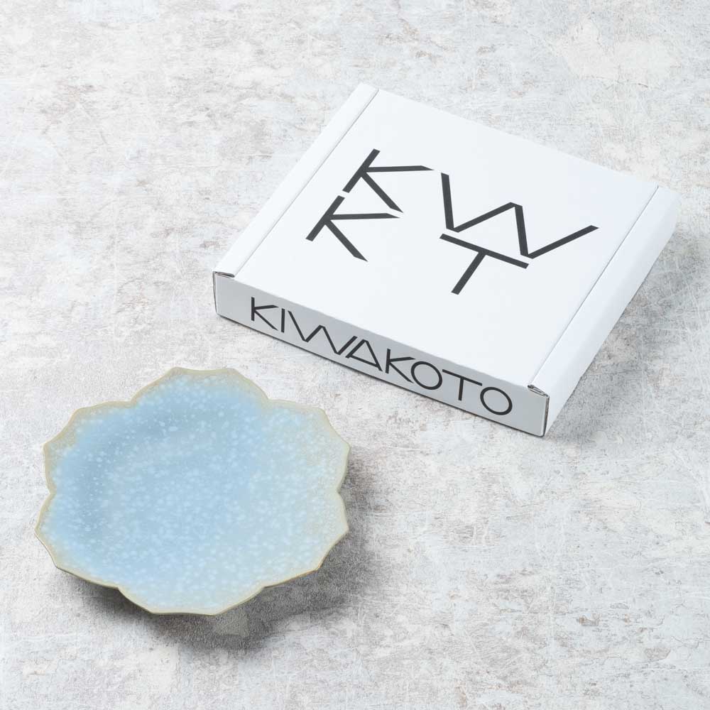 京焼・清水焼 KIWAKOTO YURI 空 Small 15cm皿 京焼・清水焼 KIWAKOTO 京焼・清水焼