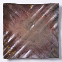 津軽金山焼 フライプレート(正角) 津軽金山焼 津軽金山焼