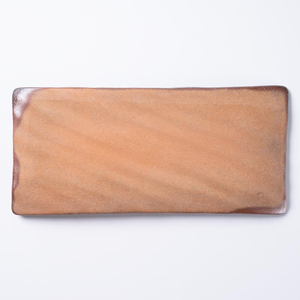 津軽金山焼 林檎の森 フライプレート(長角) 津軽金山焼 津軽金山焼