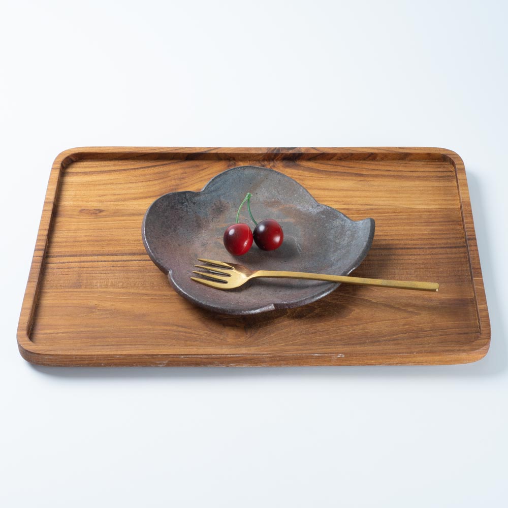 津軽金山焼 スイーツプレート(雲) 津軽金山焼 津軽金山焼