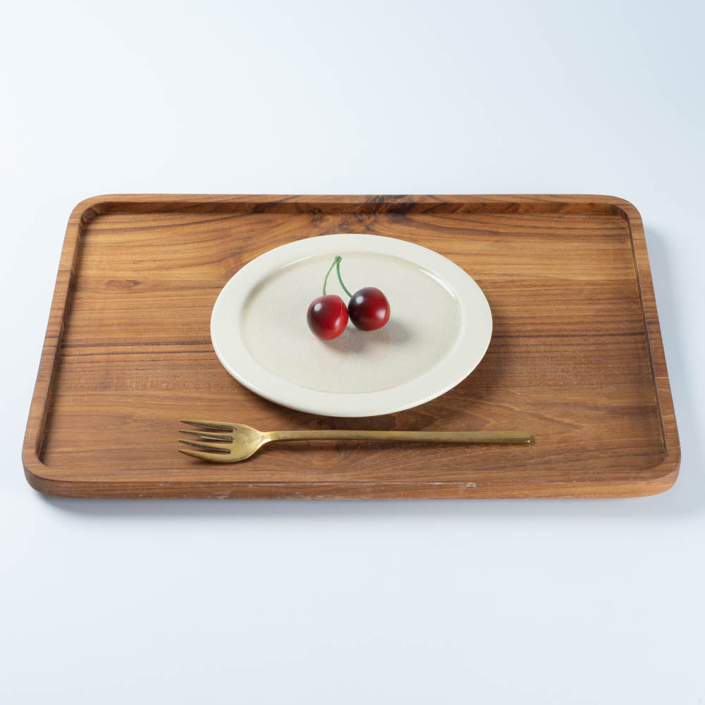 信楽焼 ヤマ庄陶器 Deepbreath 6.5インチプレート ホワイト 信楽焼 ヤマ庄陶器 信楽焼