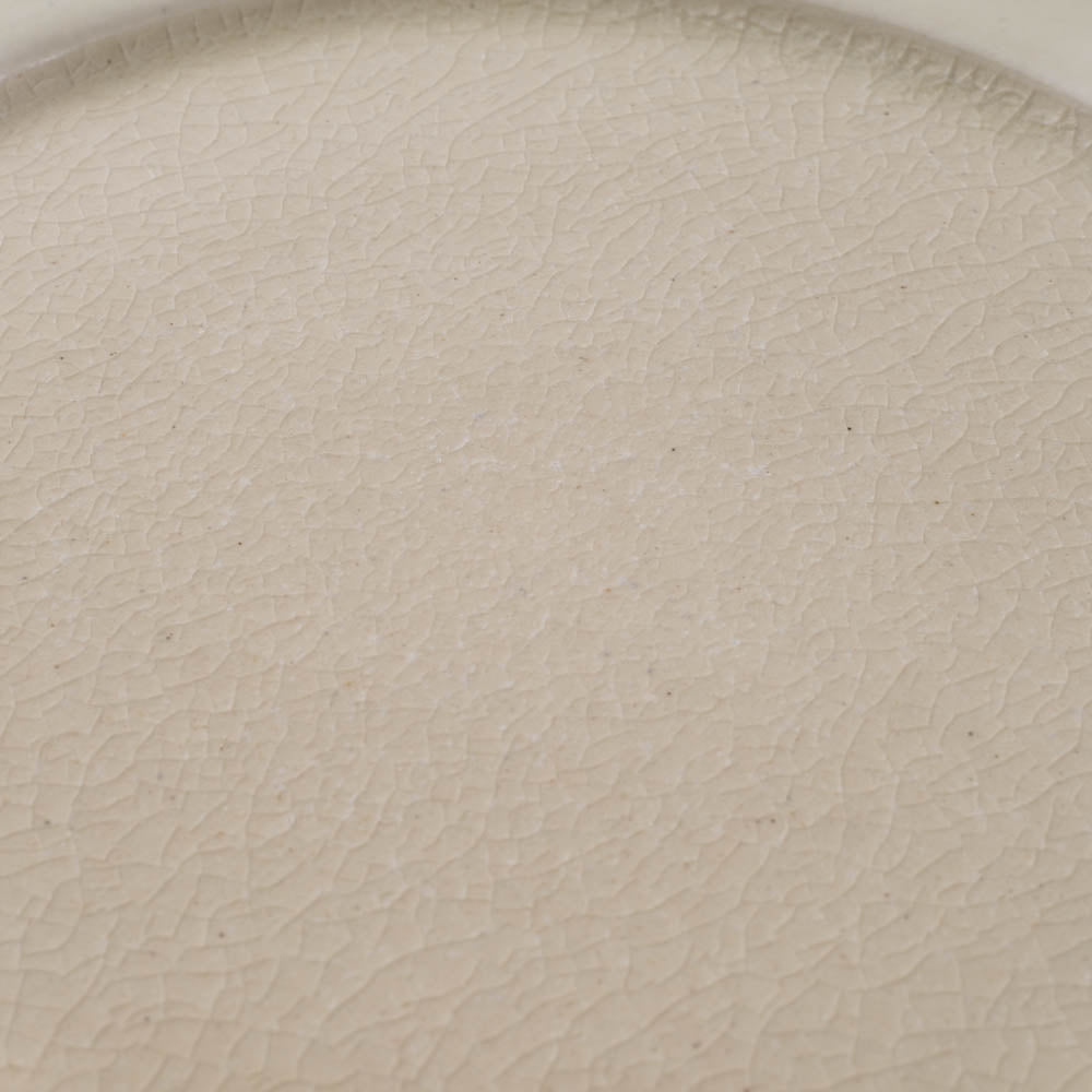 信楽焼 ヤマ庄陶器 Deepbreath 6.5インチプレート ホワイト 信楽焼 ヤマ庄陶器 信楽焼