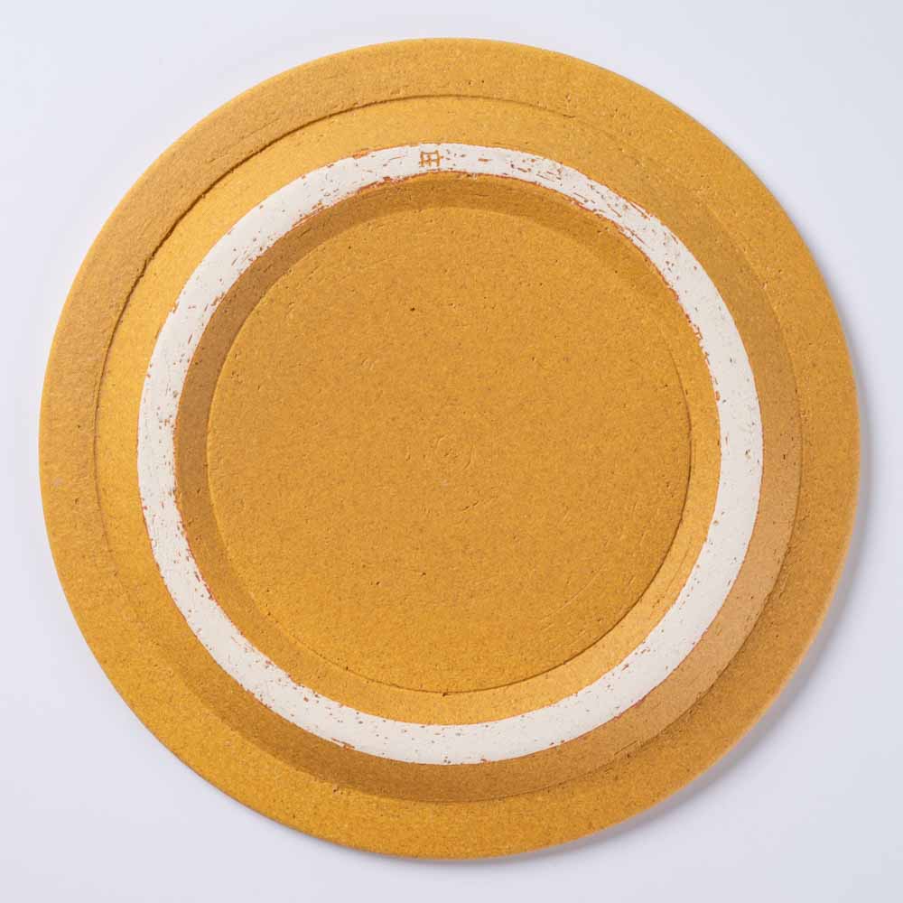 信楽焼 ヤマ庄陶器 Deepbreath 6.5インチプレート キャラメル 信楽焼 ヤマ庄陶器 信楽焼