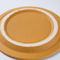 信楽焼 ヤマ庄陶器 Deepbreath 6.5インチプレート キャラメル 信楽焼 ヤマ庄陶器 信楽焼