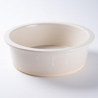 信楽焼 ヤマ庄陶器 hangout Grillpan (中) white 信楽焼 ヤマ庄陶器 信楽焼