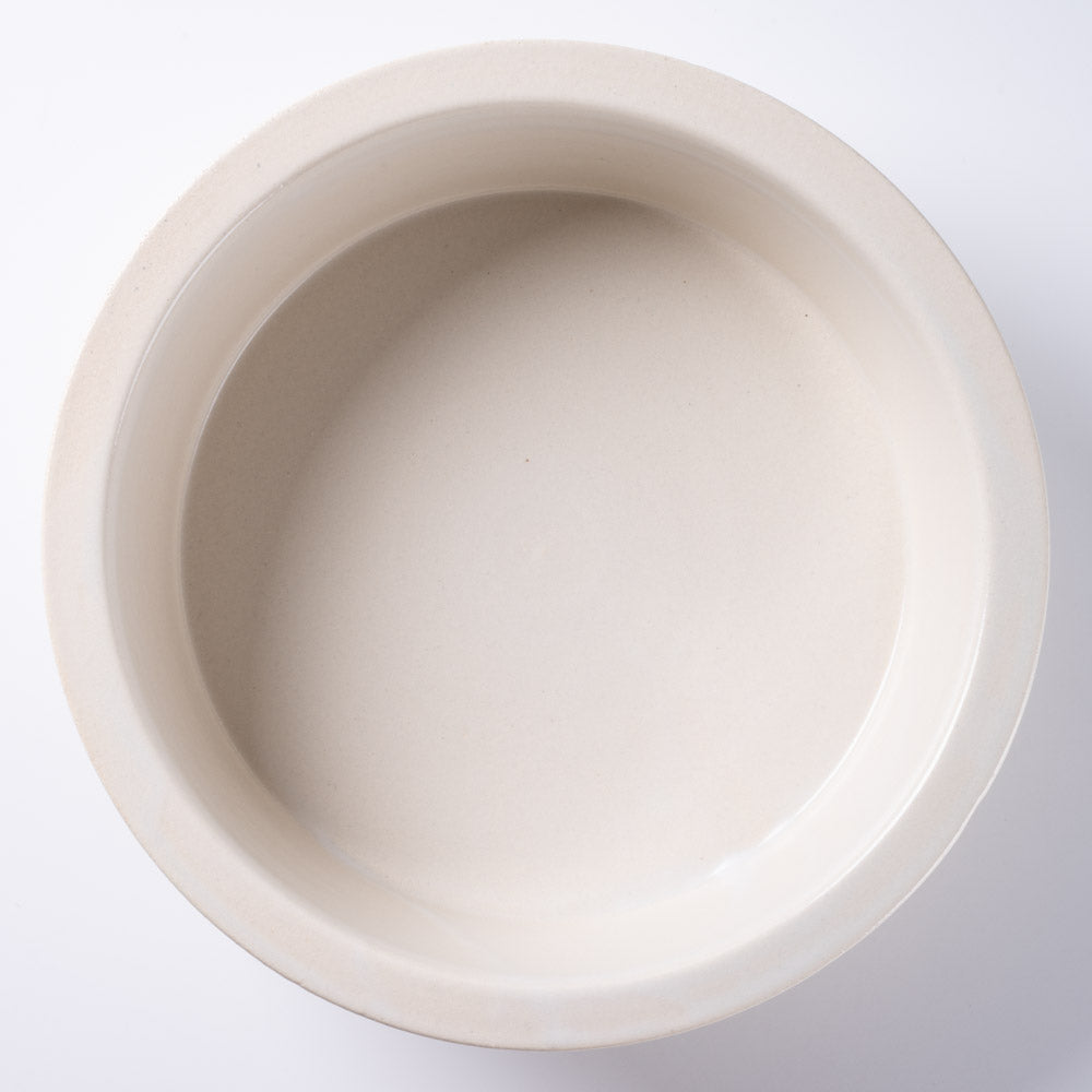 信楽焼 ヤマ庄陶器 hangout Grillpan (中) white 信楽焼 ヤマ庄陶器 信楽焼