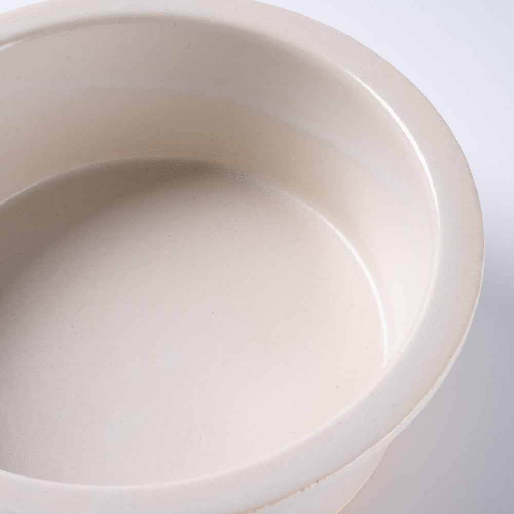 信楽焼 ヤマ庄陶器 hangout Grillpan (小) white 信楽焼 ヤマ庄陶器 信楽焼