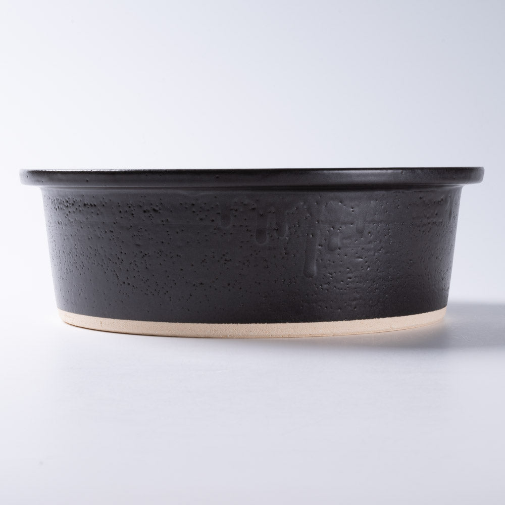 信楽焼 ヤマ庄陶器 hangout Grillpan (中) black 信楽焼 ヤマ庄陶器 信楽焼