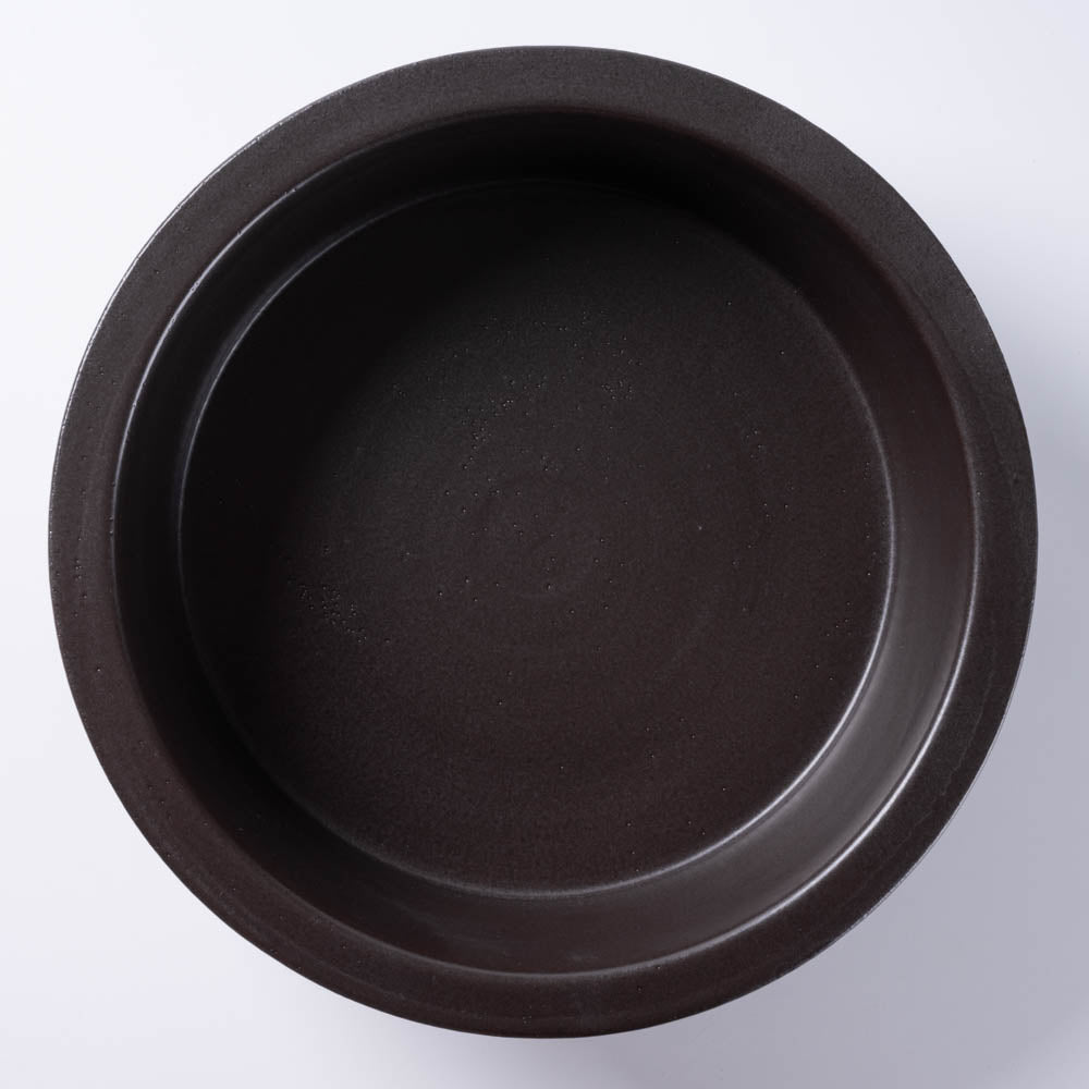 信楽焼 ヤマ庄陶器 hangout Grillpan (中) black 信楽焼 ヤマ庄陶器 信楽焼