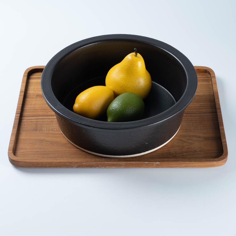 信楽焼 ヤマ庄陶器 hangout Grillpan (中) black 信楽焼 ヤマ庄陶器 信楽焼