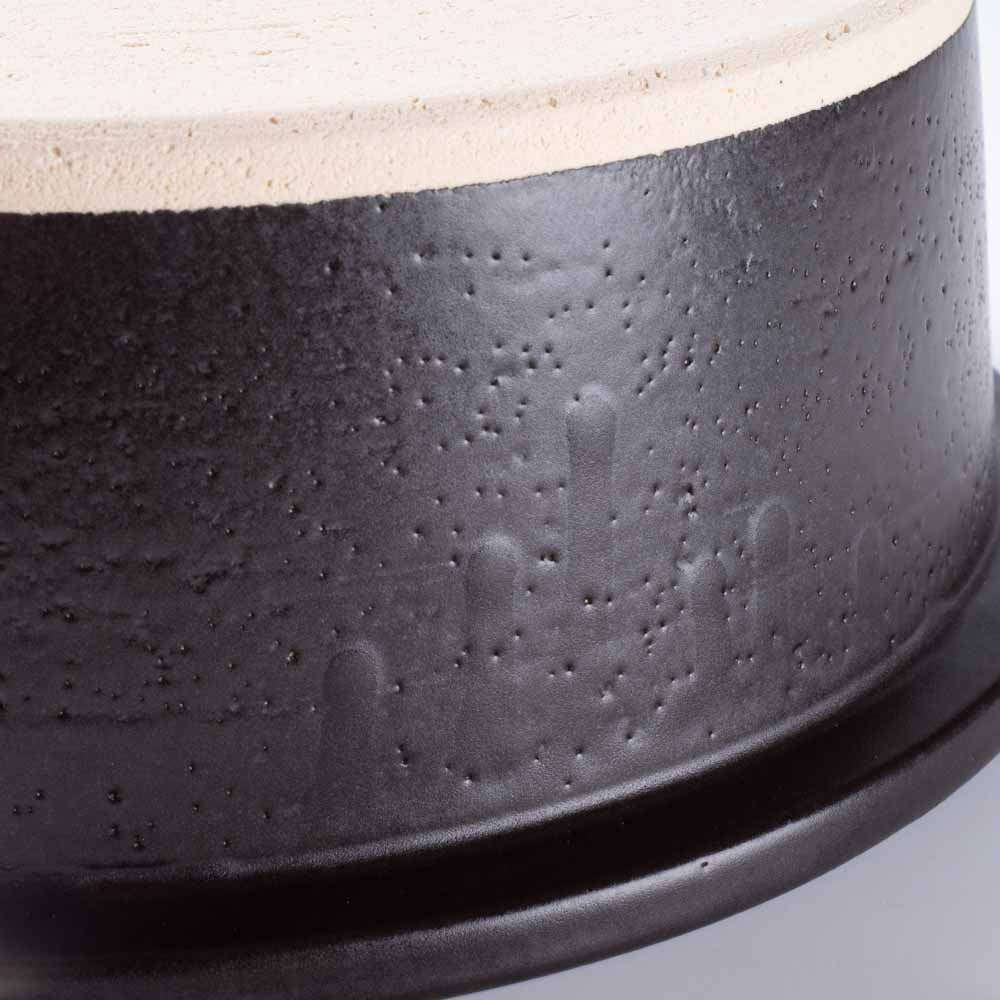 信楽焼 ヤマ庄陶器 hangout Grillpan (中) black 信楽焼 ヤマ庄陶器 信楽焼