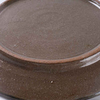 やちむん工房瀬底島ポタリー 六寸リムプレート 花柄ドット青と緑 やちむん工房瀬底島ポタリー やちむん