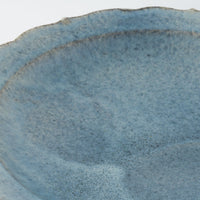 作家 村澤享 青マット釉稜花皿 作家 村澤享 陶磁器作家もの