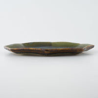 作家 村澤享 青銅釉八角皿 作家 村澤享 陶磁器作家もの