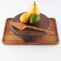 作家 森俊宏 ケーキスタンド 24cm(ウォールナット)