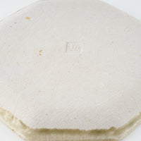 作家 小林哲生 八角皿 大 唐草 灰釉(白土) 作家 小林哲生 陶磁器作家もの