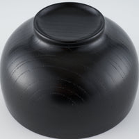 土直漆器 欅(けやき)布袋椀 黒 土直漆器 木工もの
