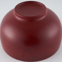 土直漆器 欅(けやき)布袋椀 朱 土直漆器 木工もの