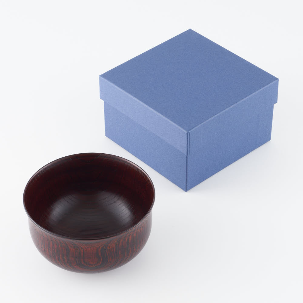 土直漆器 欅(けやき)羽反椀 溜 土直漆器 木工もの