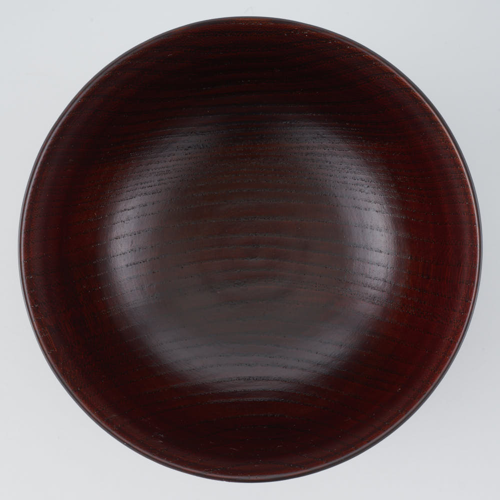 土直漆器 欅(けやき)羽反椀 溜 土直漆器 木工もの