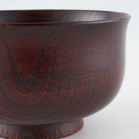 土直漆器 欅(けやき)羽反椀 溜 土直漆器 木工もの