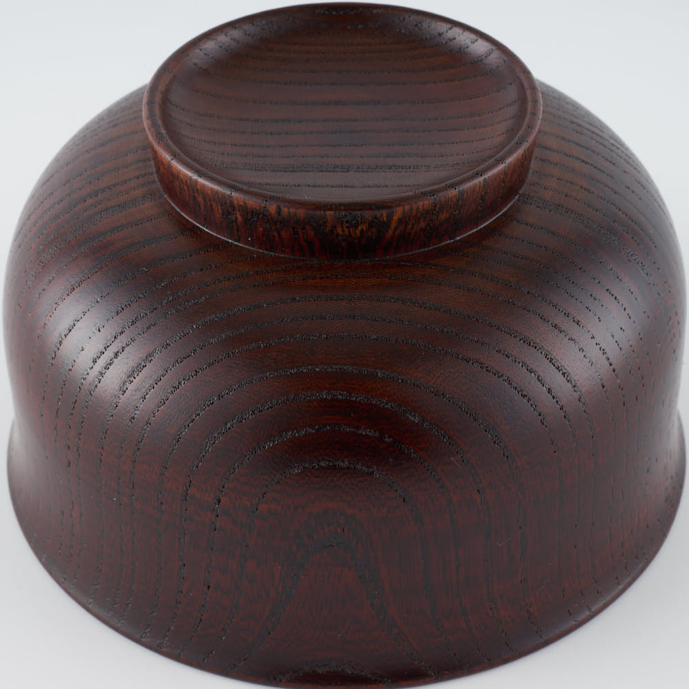 土直漆器 欅(けやき)羽反椀 溜 土直漆器 木工もの