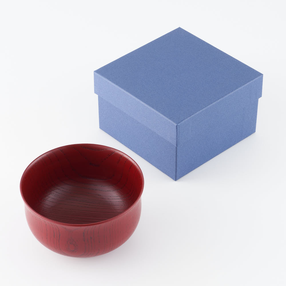 土直漆器 欅(けやき)羽反椀 朱 土直漆器 木工もの