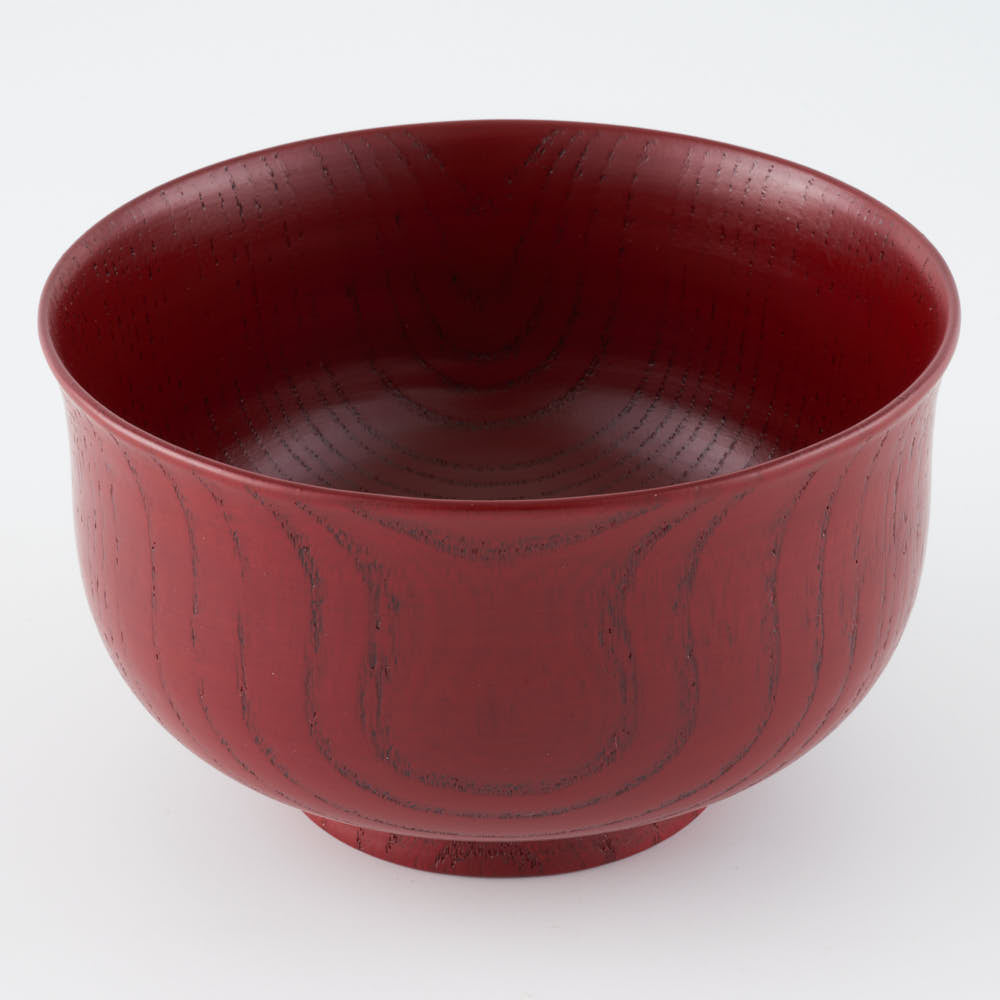 土直漆器 欅(けやき)羽反椀 朱 土直漆器 木工もの