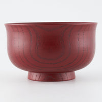 土直漆器 欅(けやき)羽反椀 朱 土直漆器 木工もの